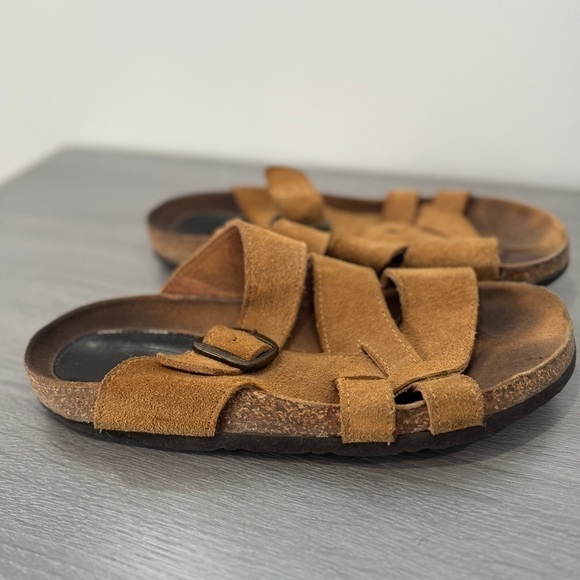 Bata Quo Vadis Tan Women’s Slides (9) - Picture 5 of 6